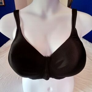 Leading Lady Underwire Bra 46DD The Brigitte Full Coverage Black T-Shirt 5028